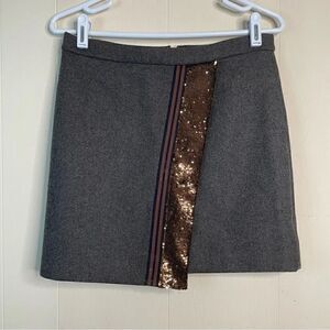 J. Crew Wool Blend Origami Skirt